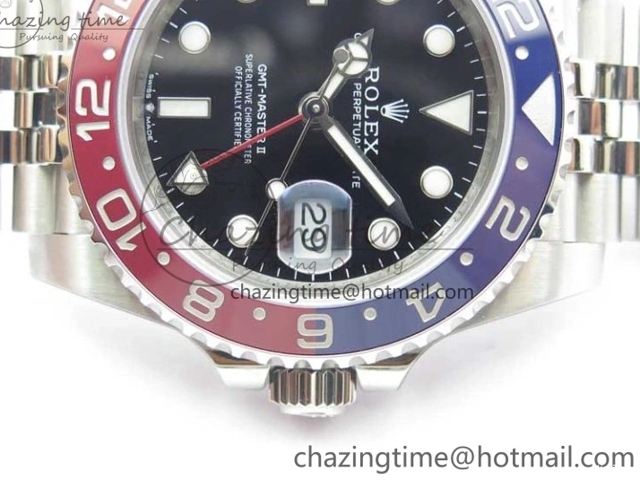 MiroTime 0504 GMT-Master II 126710 BLRO Pepsi Red Blue Ceramic 904L Steel VRF 1:1 Best Edition SA3285 CHS MAX Version SmoothTexture 2796
